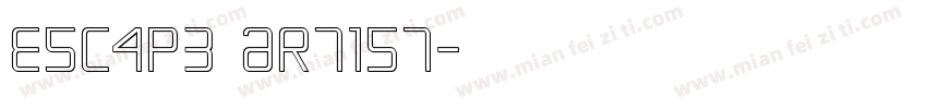 Escape Artist字体转换